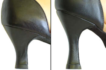 argentine tango shoes-VF Sera-1131-Examples of 2.5 inch & 3 inch  Heel Heights