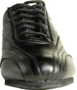 argentine tango shoes-Vida Mia - Men's Black Leather Dance Sneakers-image 3