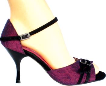 argentine tango shoes-VidaMia - Renata (Adjustable)-Crystal Buckle